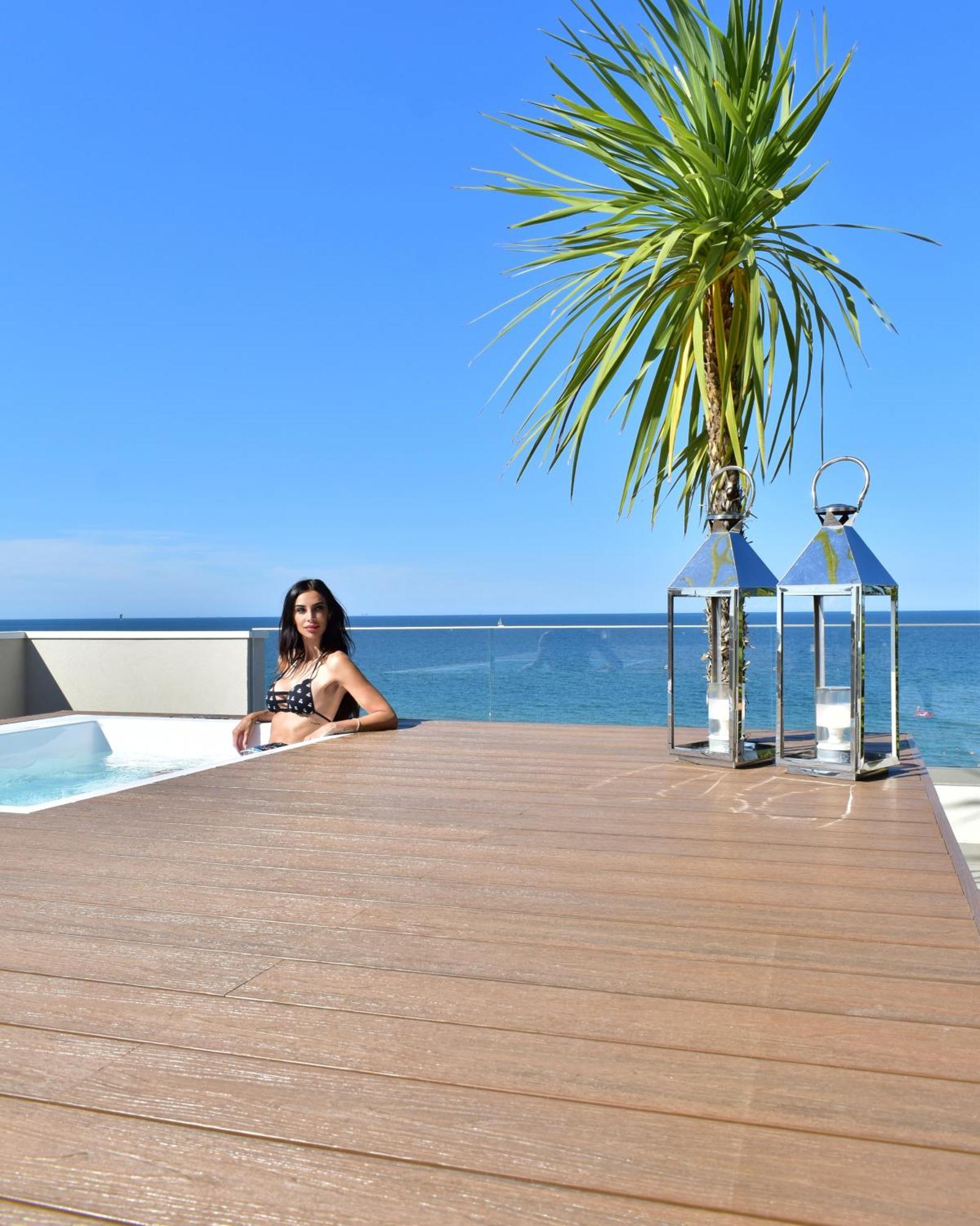 Hotel Sporting Riccione Bagian luar foto